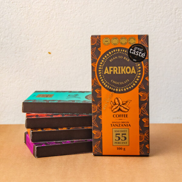 Chocolate Bar - 55% Semi Sweet Coffee bar (100g)